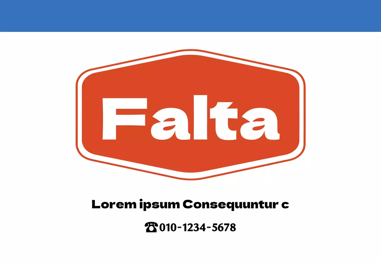 Calendario nostálgico de concepto retro en rojo y azul