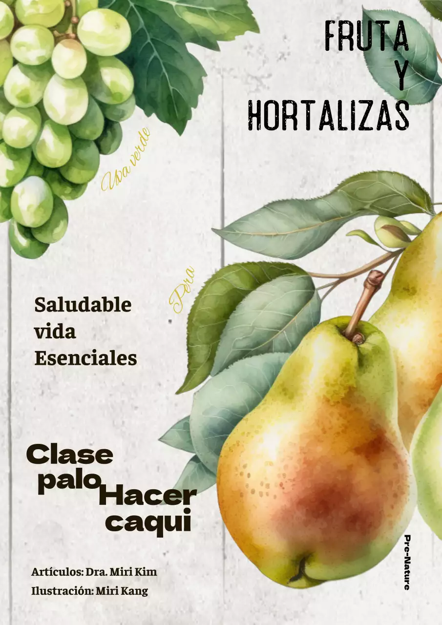 Libro de Frutas y Hortalizas de Loto y Naranja Puntas de Frutas