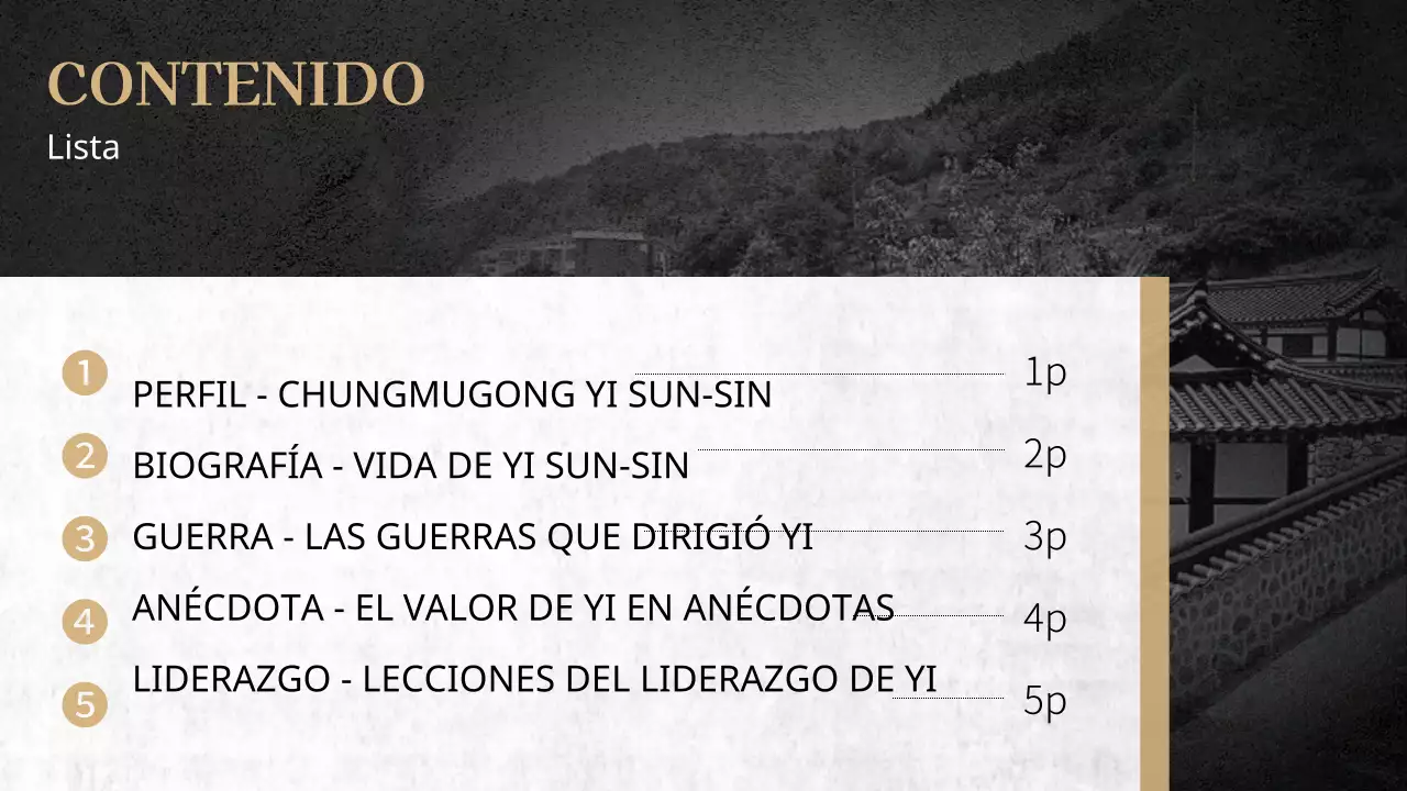 Un concepto tradicional pero grandioso en negro y dorado