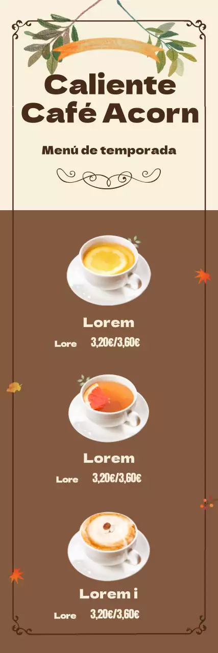 Té de frutas de bellota