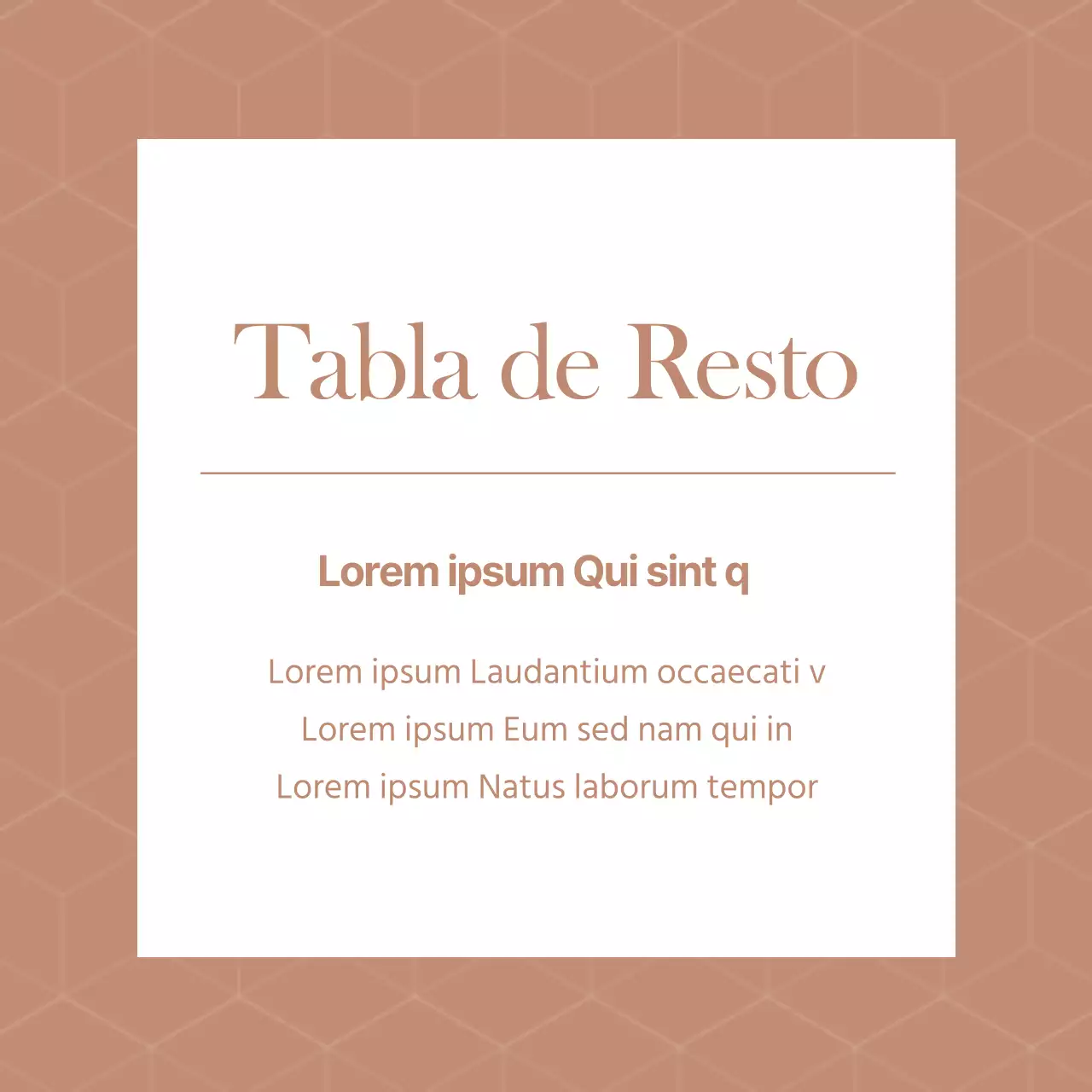 TABLA REST