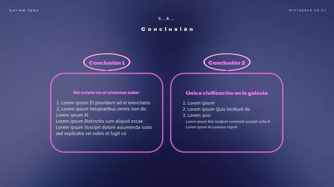 Material de formación con fotos de extraterrestres sobre fondo azul