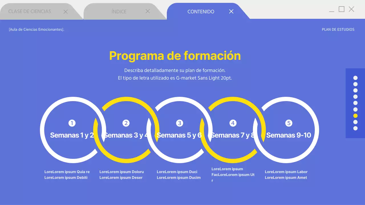 Presentación del programa extraescolar