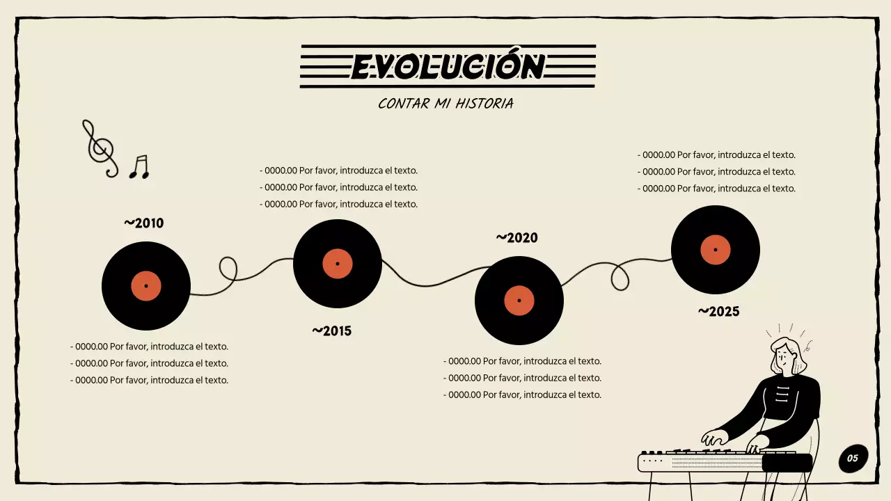 Cartera Compositor en naranja y negro