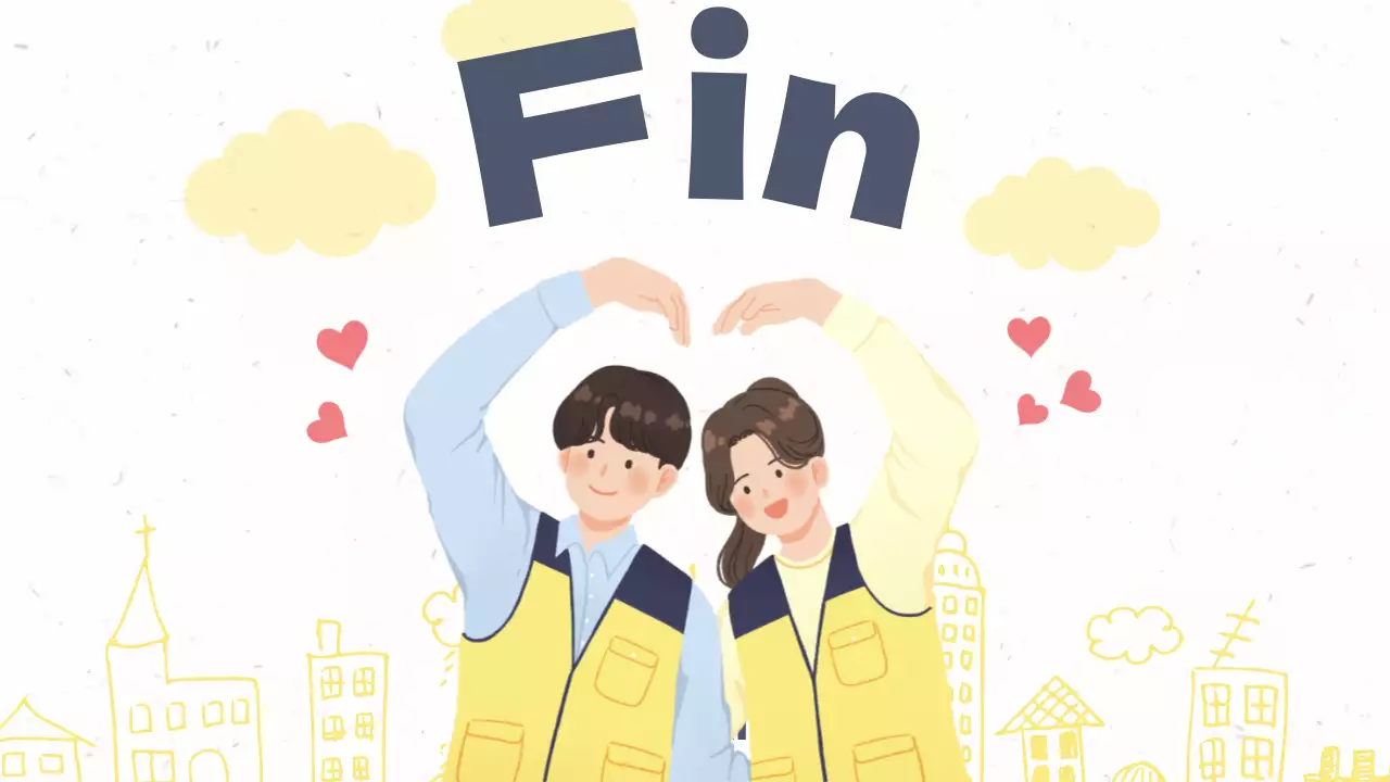 Folletos para voluntarios en cálidos tonos pastel amarillos