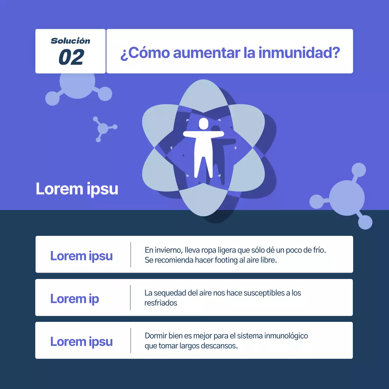 Campaña azul, amable y limpia para prevenir la gripe (CardNews)