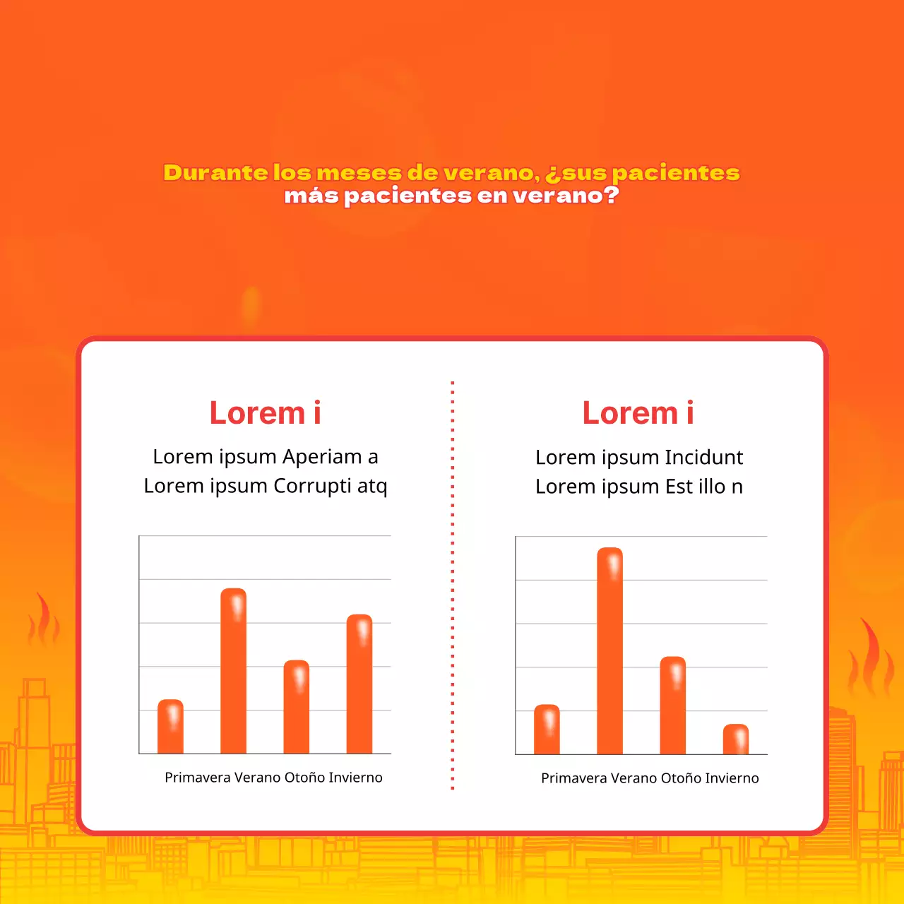 El naranja y el azul de las olas de calor veraniegas Cómo afrontar el calor Explicación de los consejos de salud preventiva