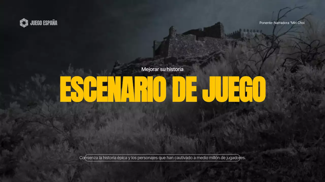 Amarillo Negro Charla dinámica de juego