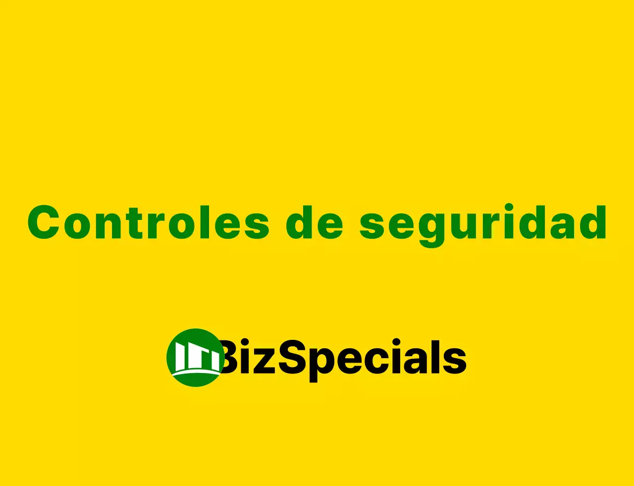 Un logotipo limpio con emblema amarillo y verde y un estilo de resaltado de texto para el personal de inspección de seguridad.