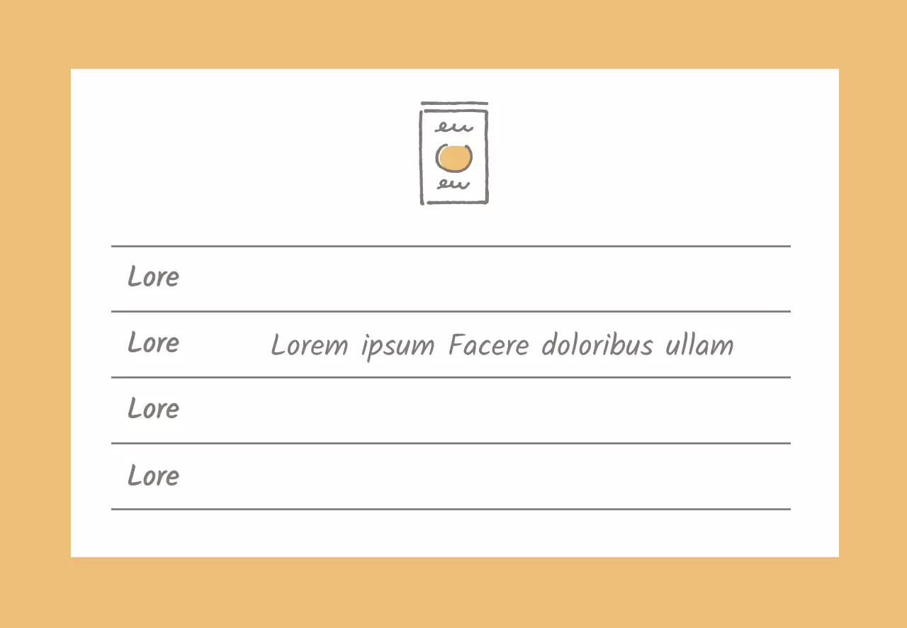 icono amarillo simple fecha de caducidad de los alimentos