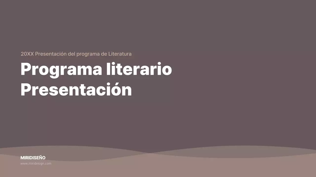 Introducción al programa de lectura temática de Brown