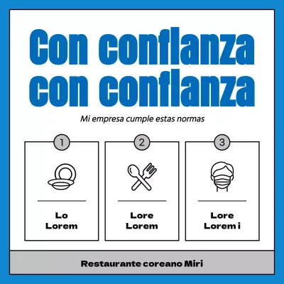 Higiénico, azul y limpio, Contenido del restaurante Tenderloin