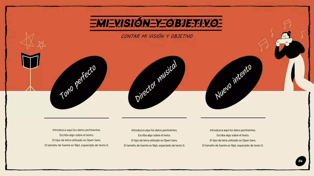 Cartera Compositor en naranja y negro