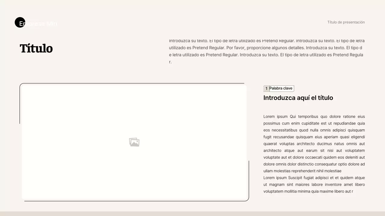 Estilo business sencillo en beige y marrón