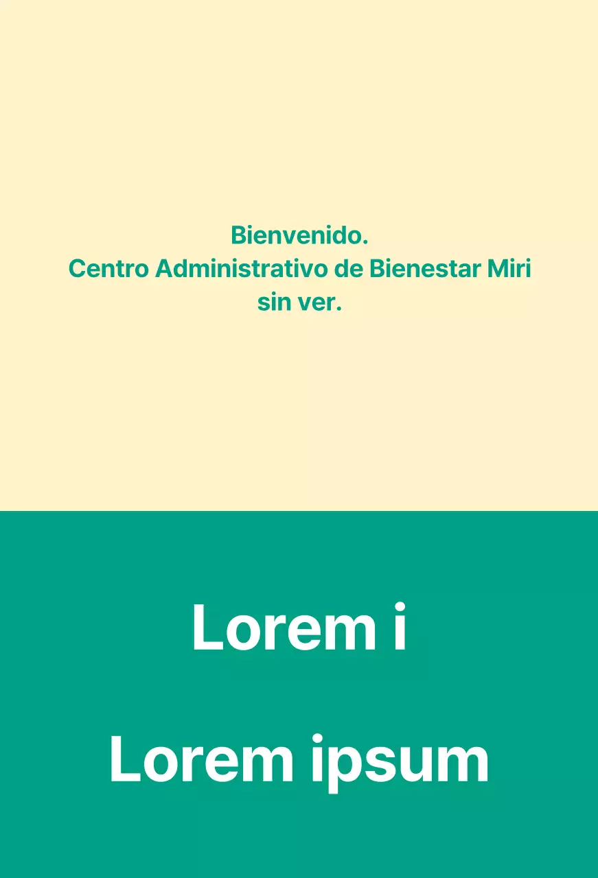 Un anuncio de servicio público tipo carta de bienvenida con un cartel de bienvenida.