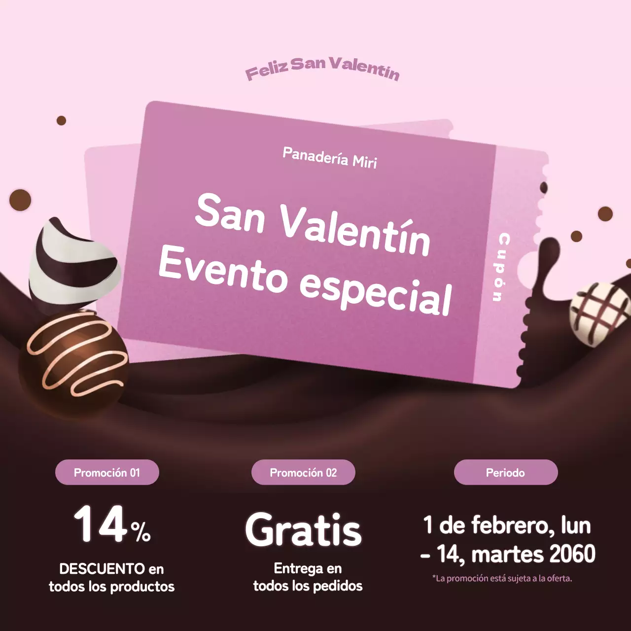 Purple Simple ChocolateIlustraciónDía de San ValentínValentine's DayEventsInstagramNews Feed