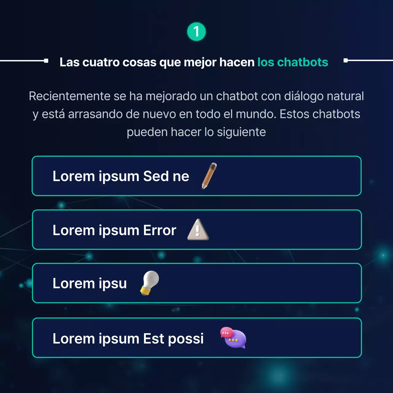 Materiales de chatbot para un concepto de personaje robot azul marino