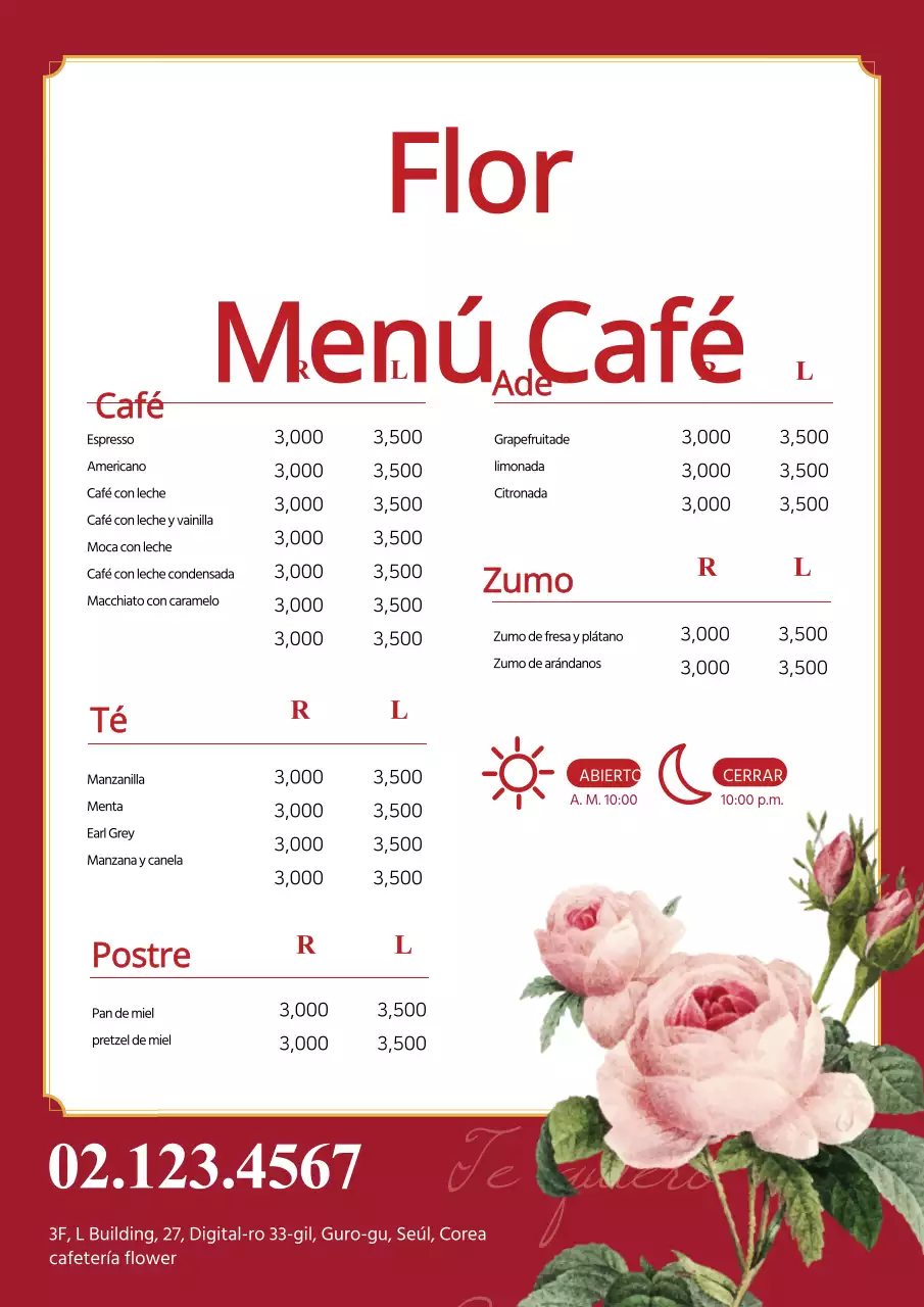 Café de las flores 01