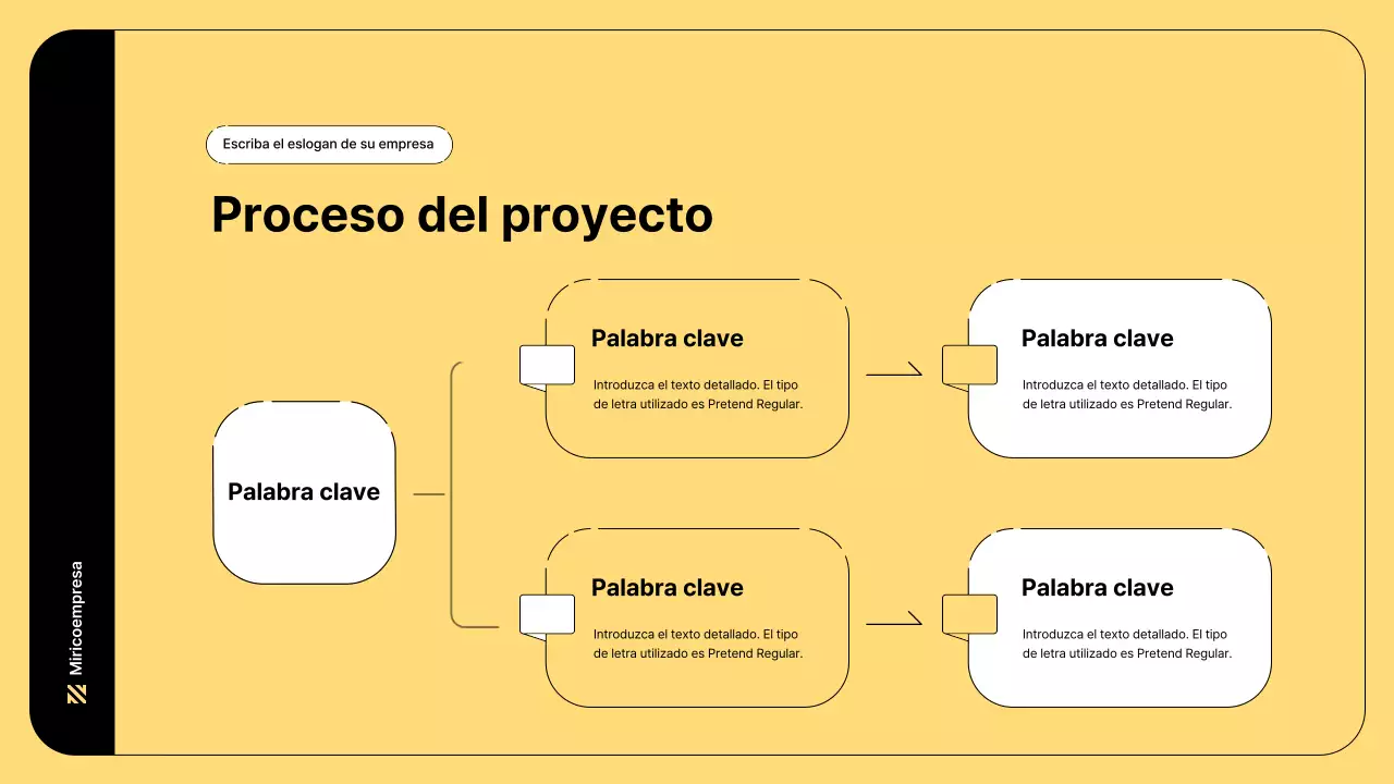 Ilustración empresarial de líneas sencillas y color amarillo
