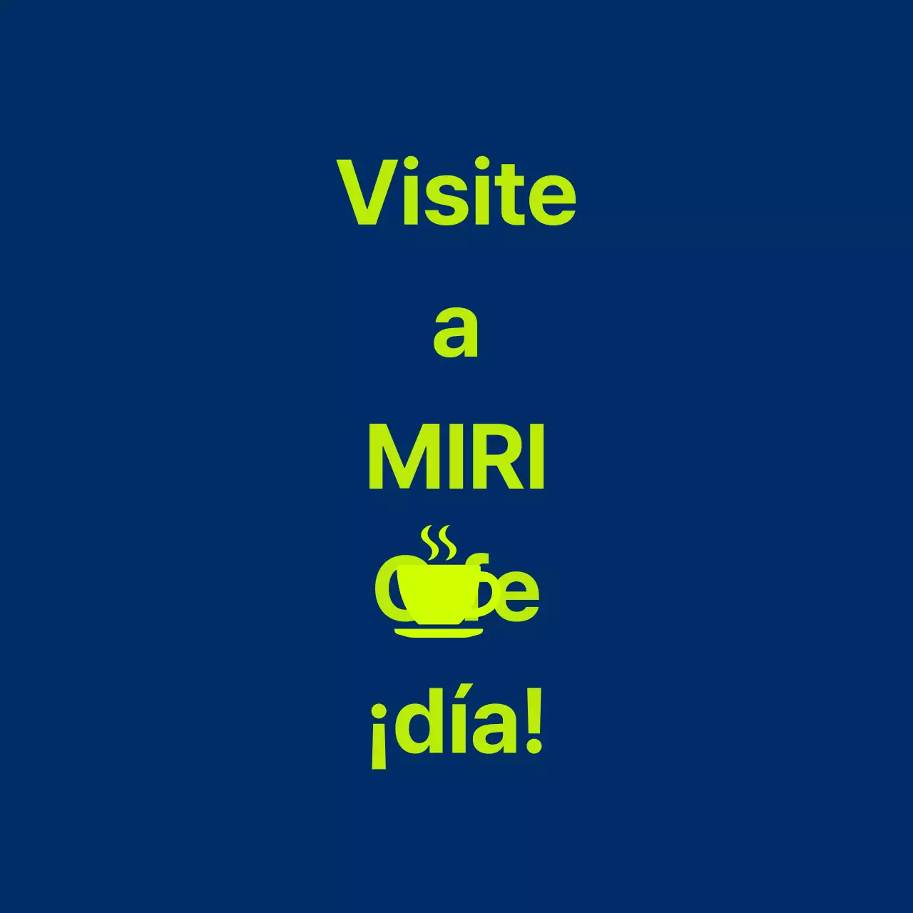 Cafe Ballette sobre fondo azul marino