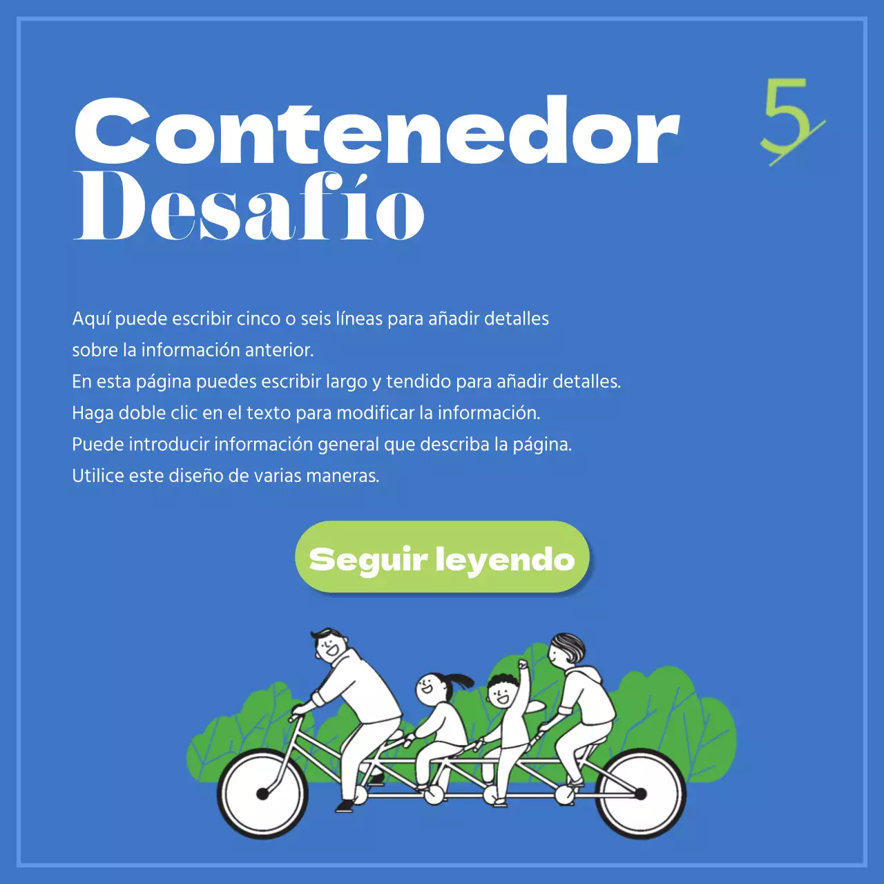 Azul y verde para el planeta CardNews