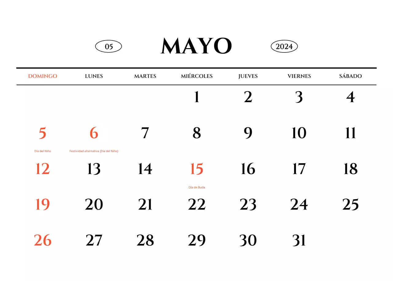 Calendario de pared de estilo sencillo con concepto de fotografía de viajes emocional en blanco y negro