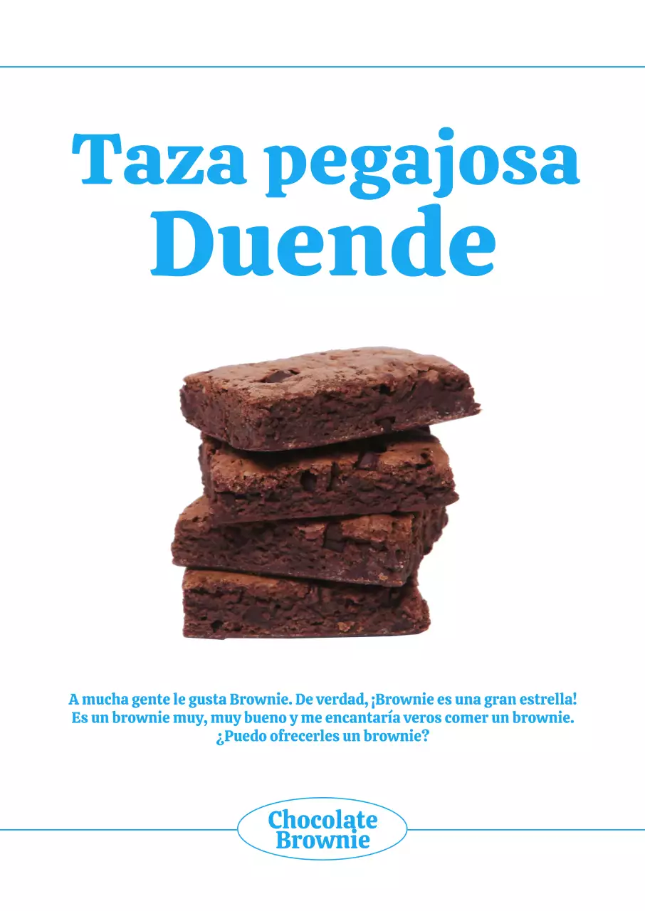 Presentamos el menú de cafetería azul inspirado en el verano