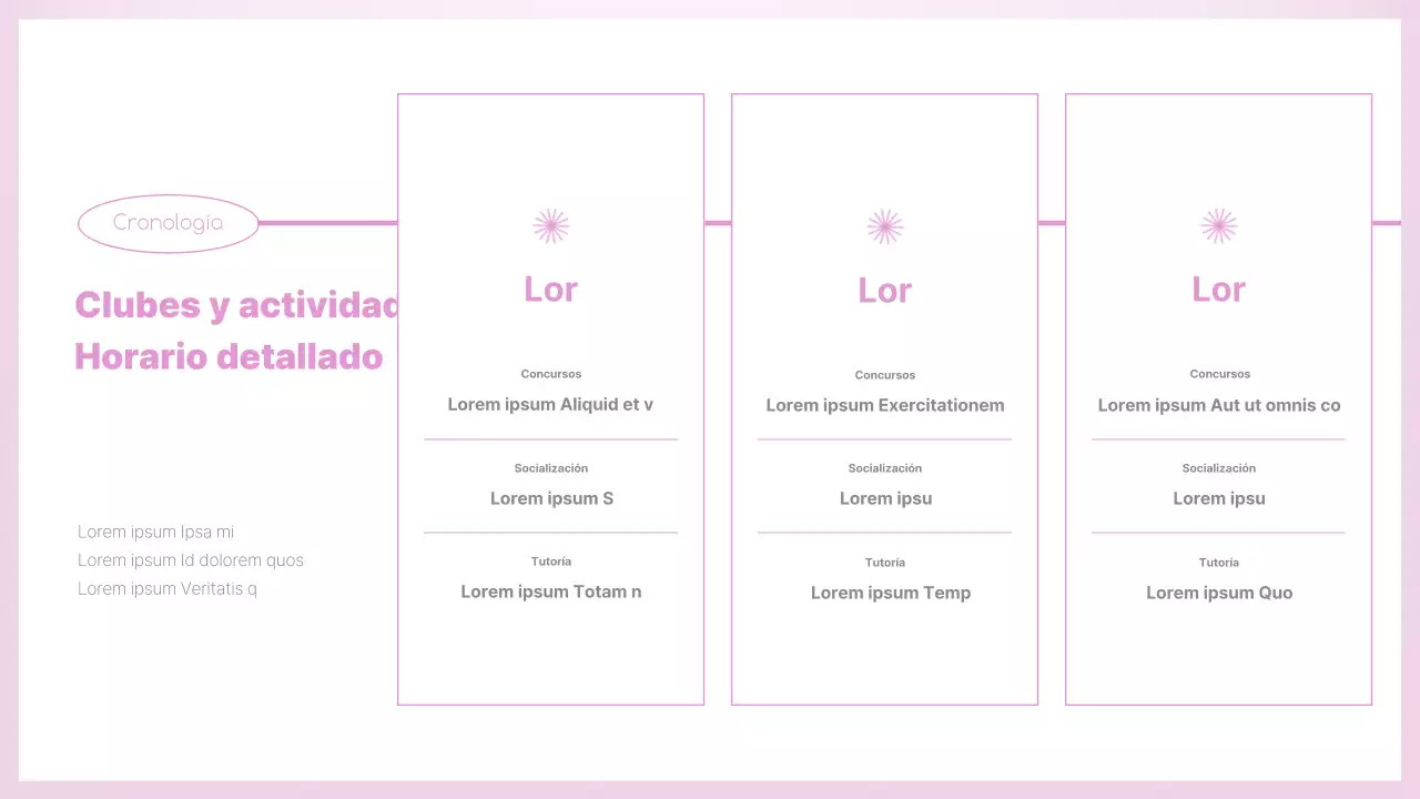 Una guía rosa y limpia para orientar a los clubes