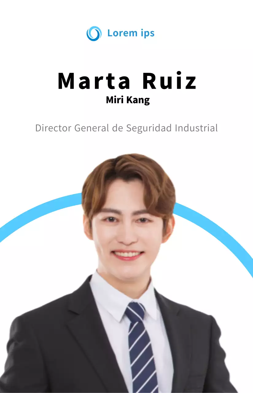 Un certificado azul del templo