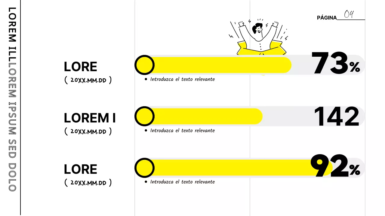 Actas de reuniones de estudio resaltadas en blanco y amarillo