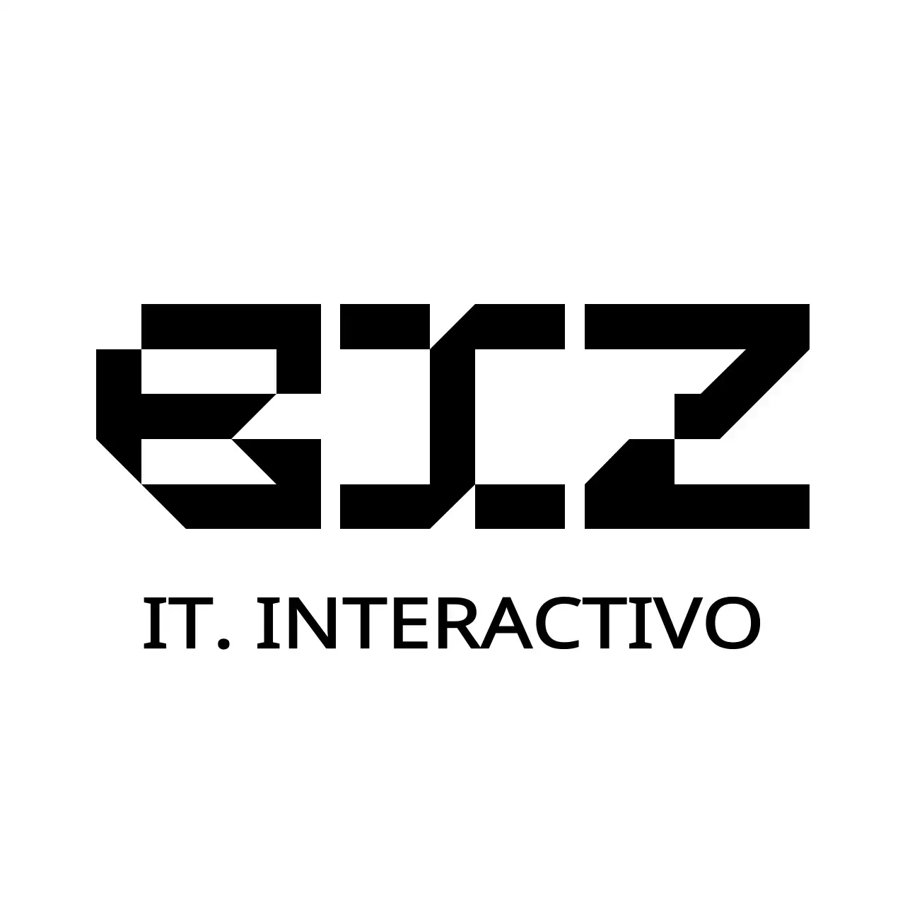 Símbolo alfabético sencillo y moderno para promociones corporativas