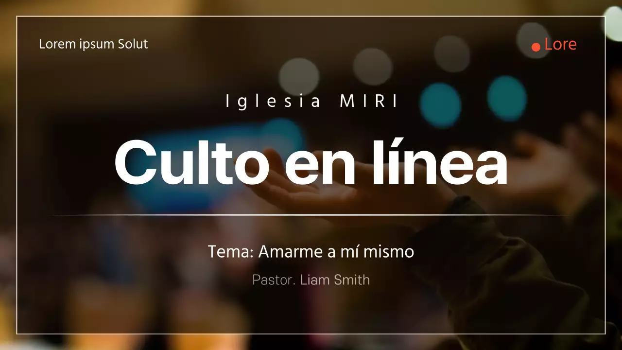 Servicio dominical en línea Black Live