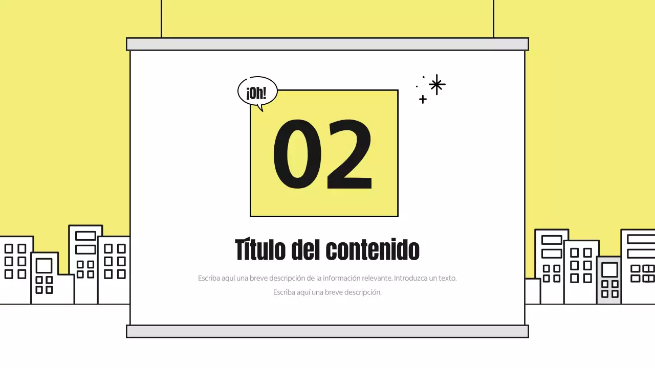 Un simpático informe de análisis ilustrado con detalles en amarillo y negro
