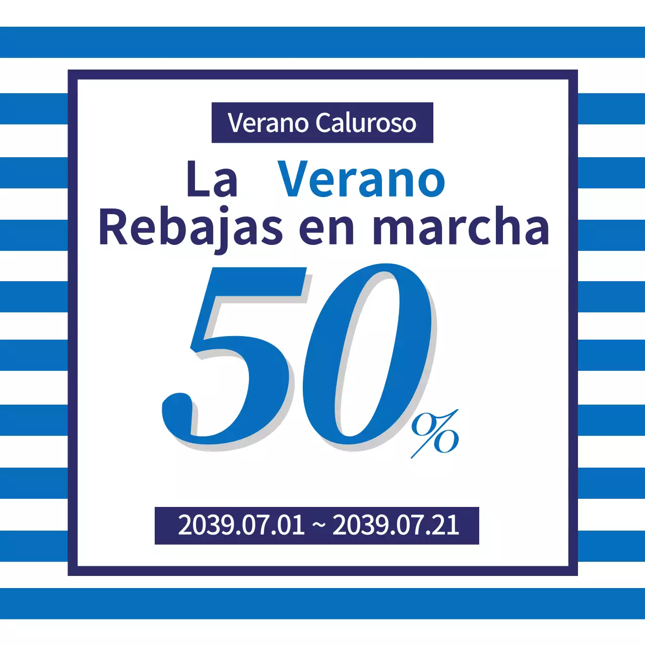 Raya Azul Verano Verano Caliente Rebajas