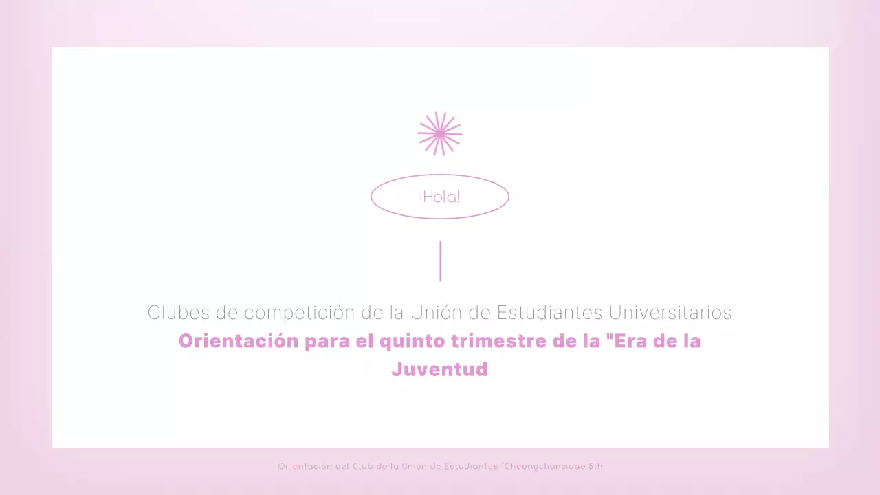 Una guía rosa y limpia para orientar a los clubes