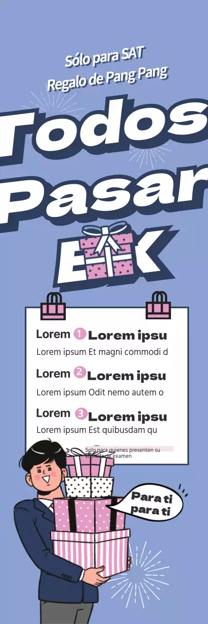 Todos los aprobados con billete de examen