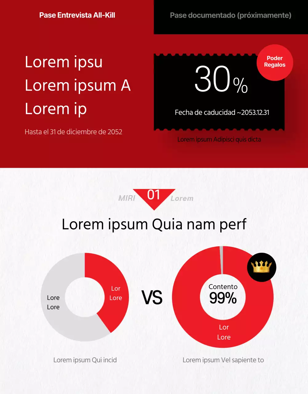 Una sencilla descripción roja y negra del curso de entrevista en línea
