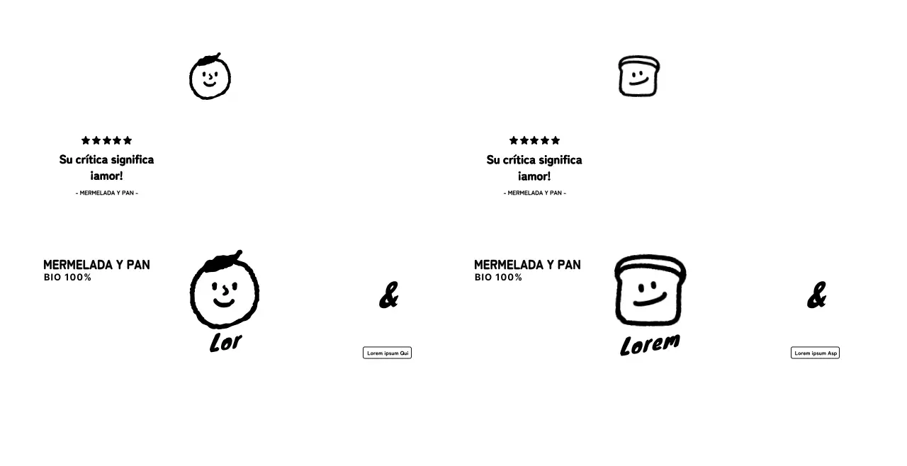 Ilustración sencilla y simpática para reseñas y promociones de cafeterías