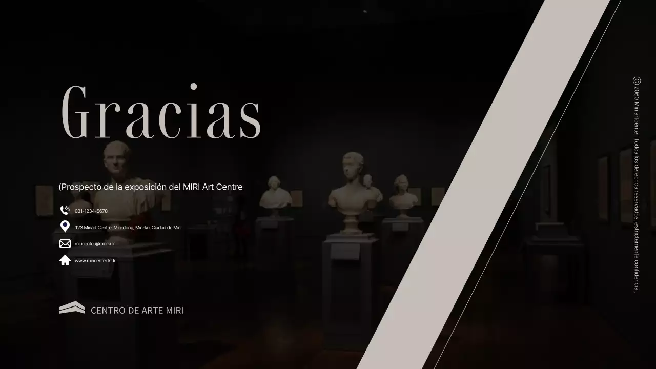 Una introducción a una lujosa exposición museística en negro y beige