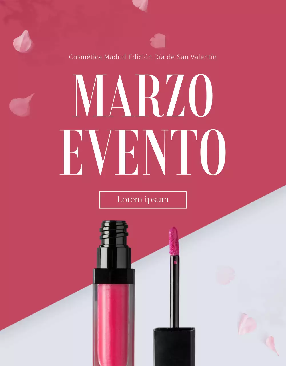 Promocione su evento del Día Blanco con tendencias de belleza en rosa y morado