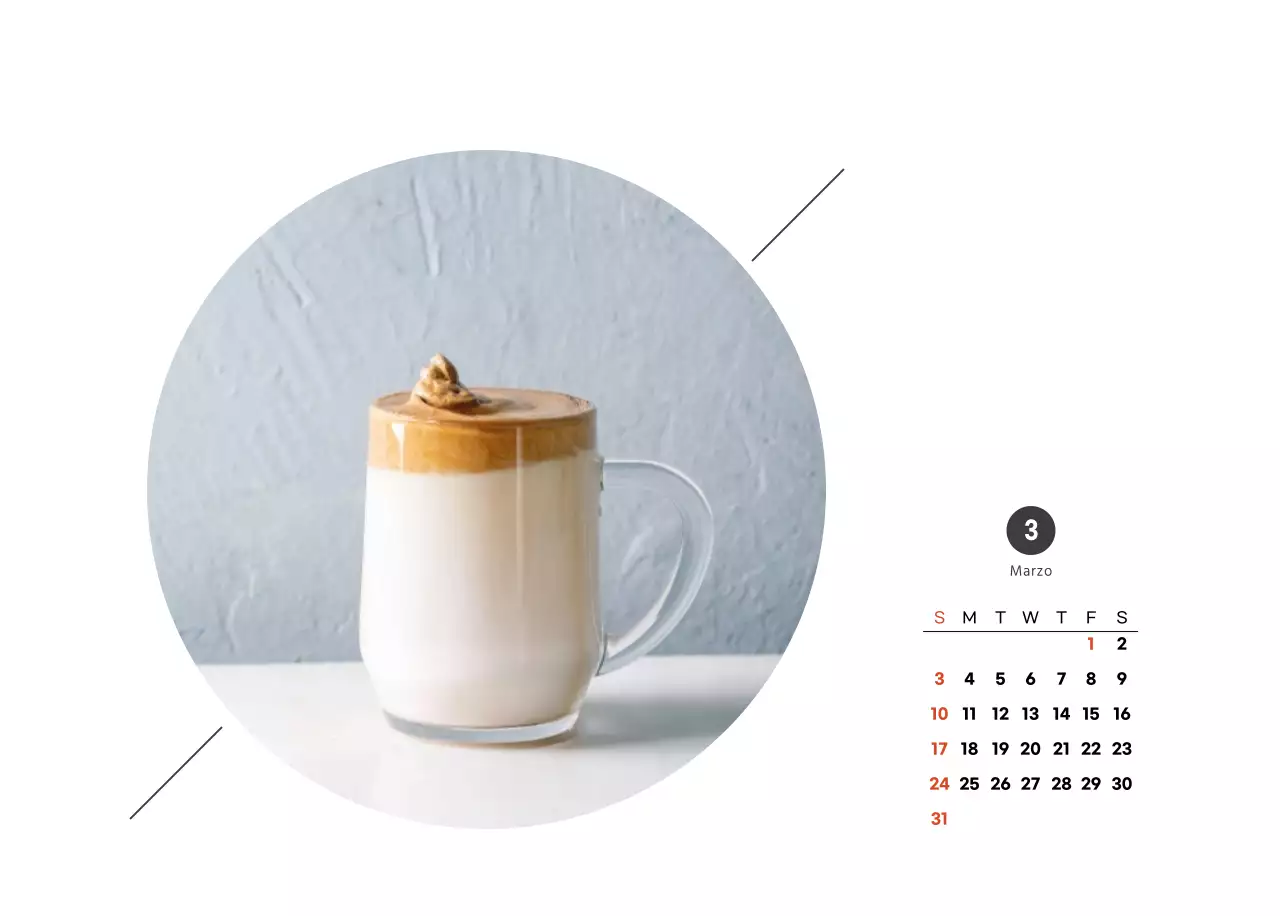 Un café sentimental blanco y marrón