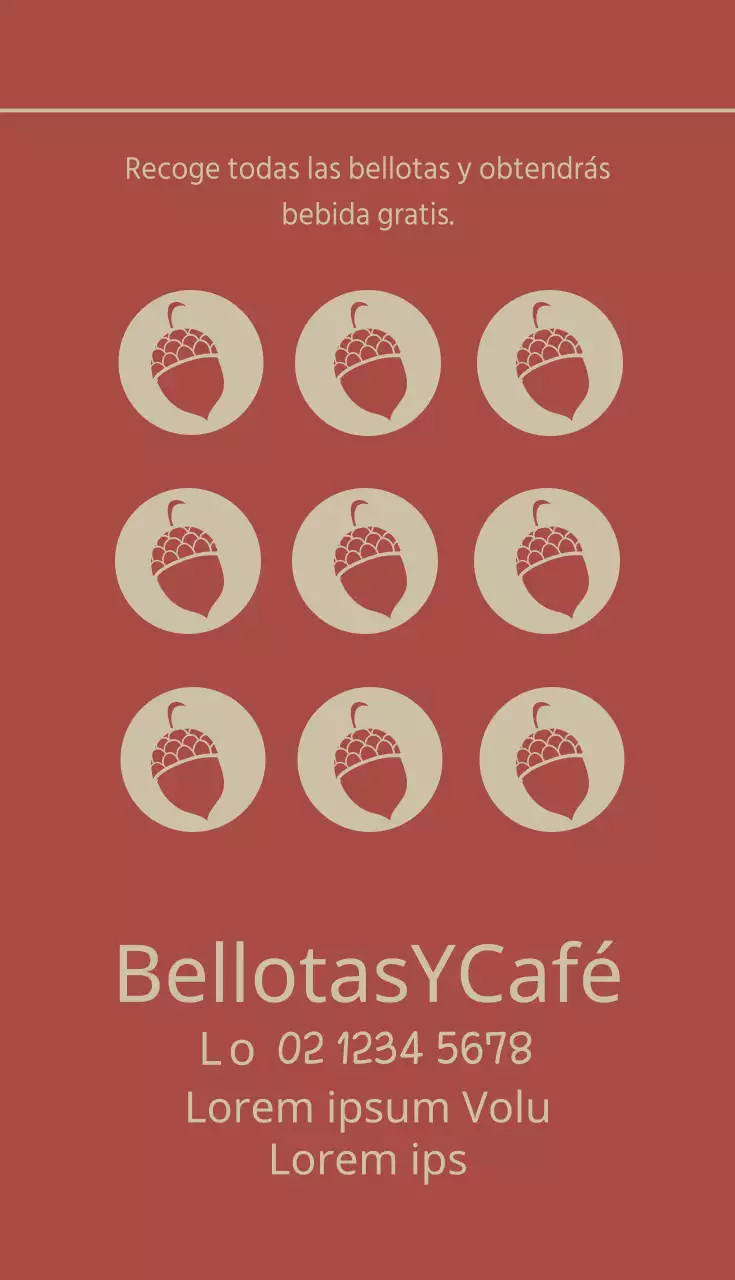 Bellotas y café