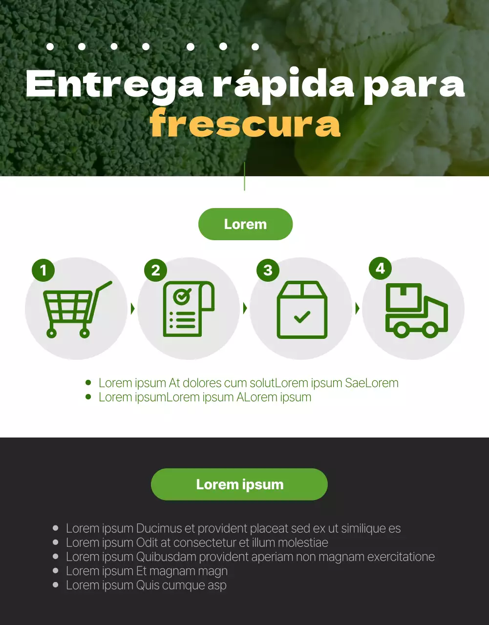 Coliflor sana con un tema verde chartreuse