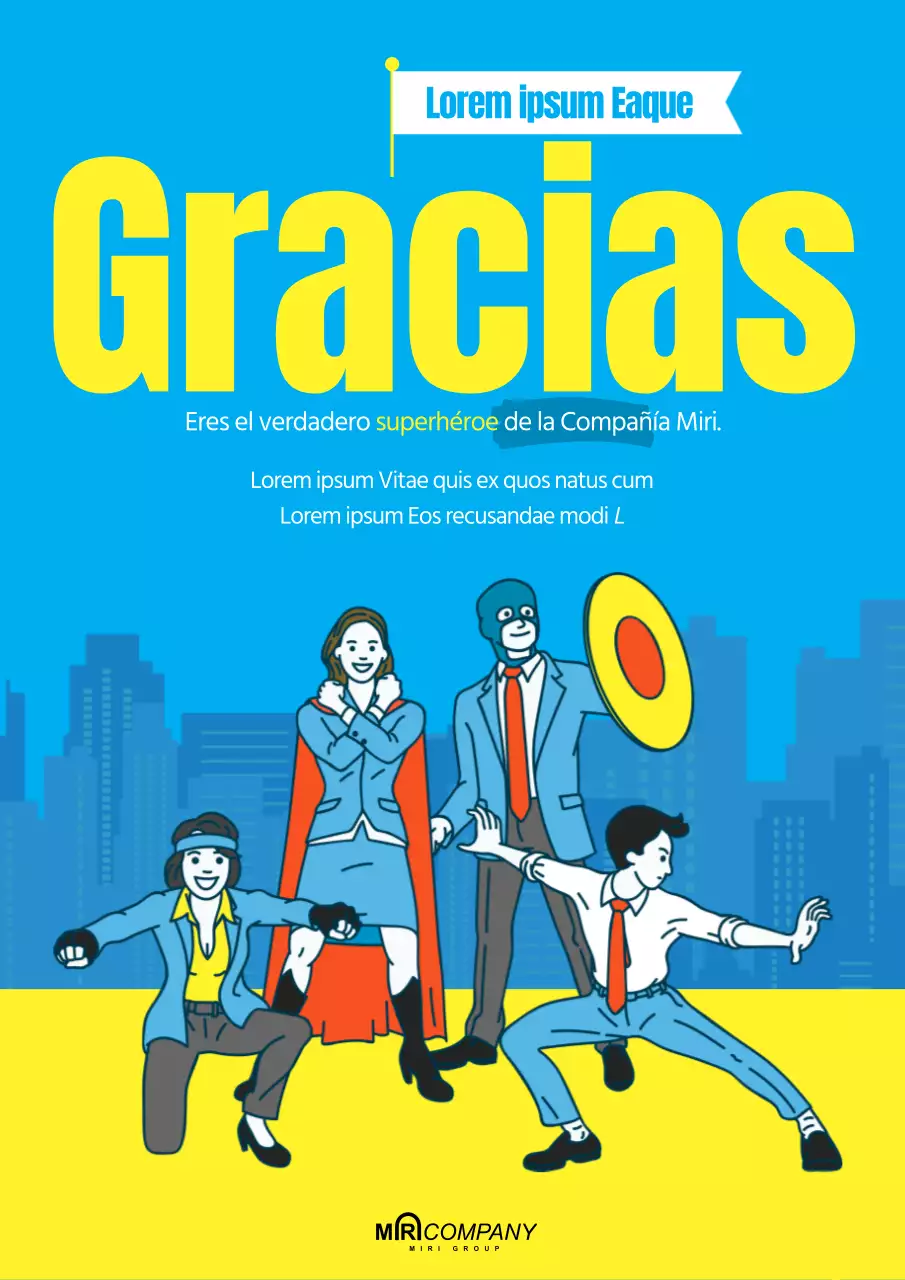 Un precioso post de agradecimiento al trabajador azul y amarillo