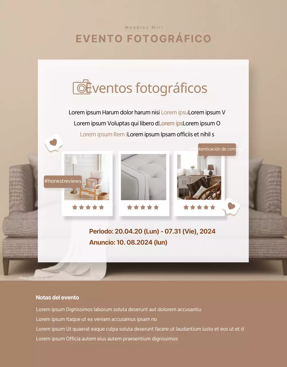 Semana de Bodas en Beige