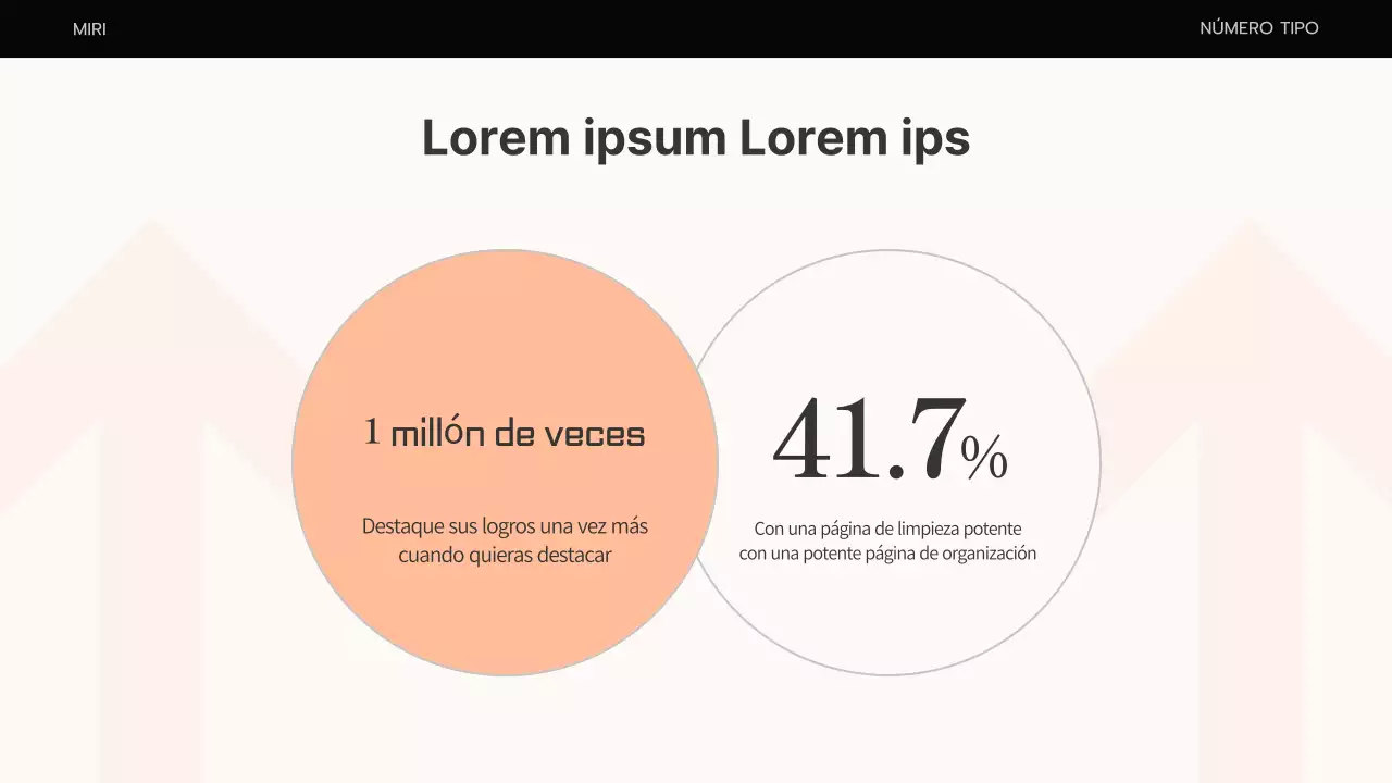 Un sencillo plan de negocio en naranja y beige