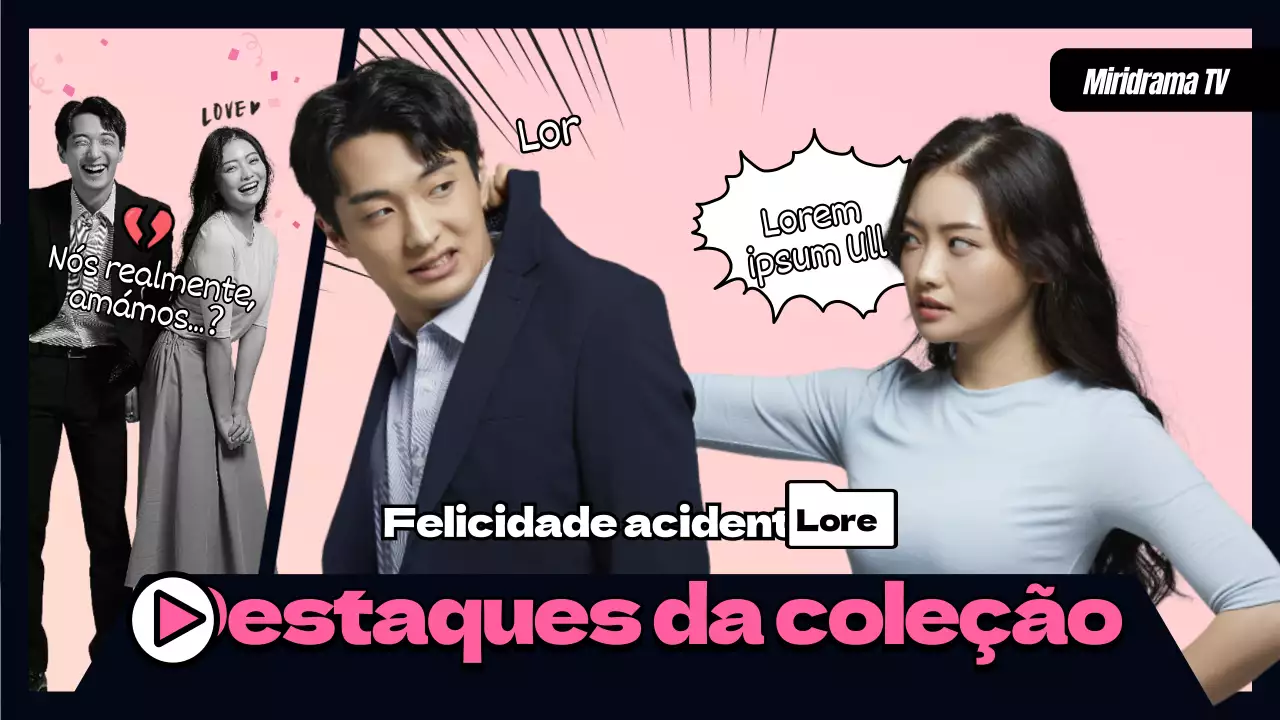 Uma coleção de destaques dramáticos em miniaturas cor-de-rosa do YouTube