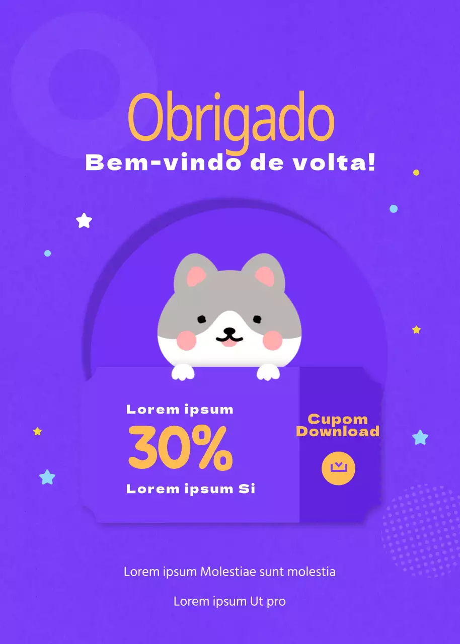 Obrigado por voltar!