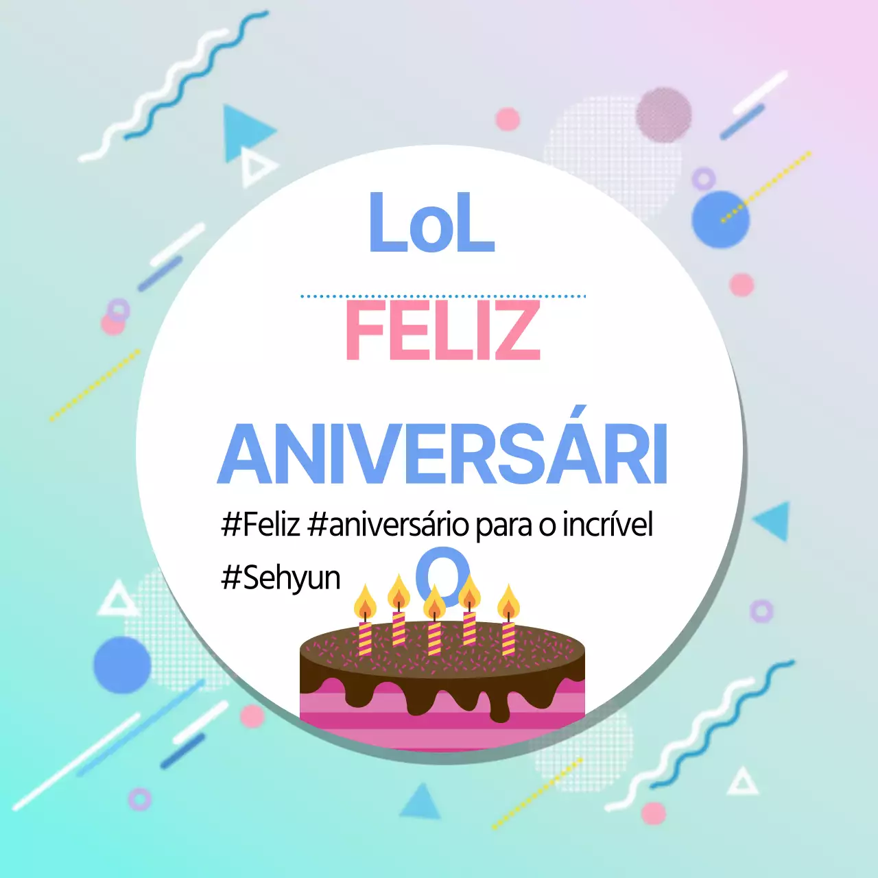 Mensagem de feliz aniversário