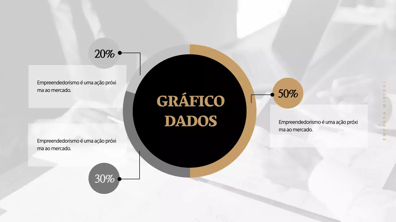 Um gráfico concetual simples em castanho e cinzento